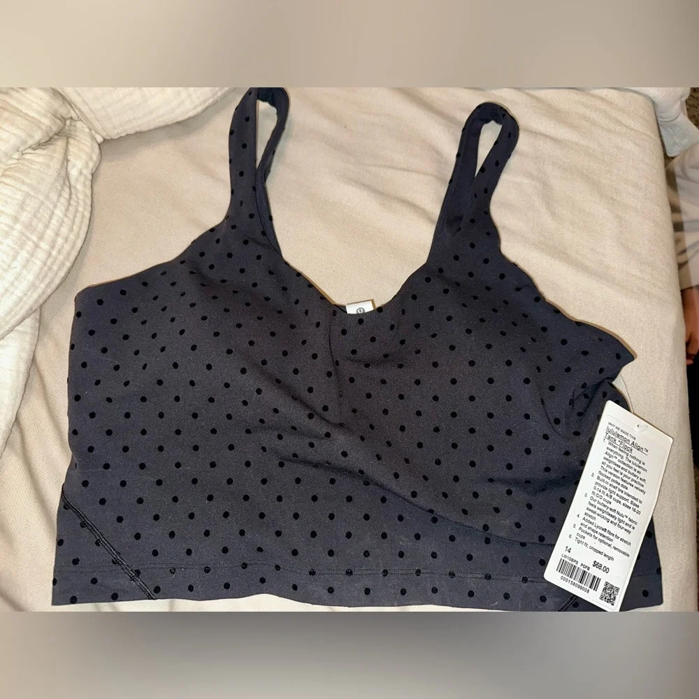 NWT NEW Lululemon Polka Flock Align Tank size 14 - Picture 2 of 4